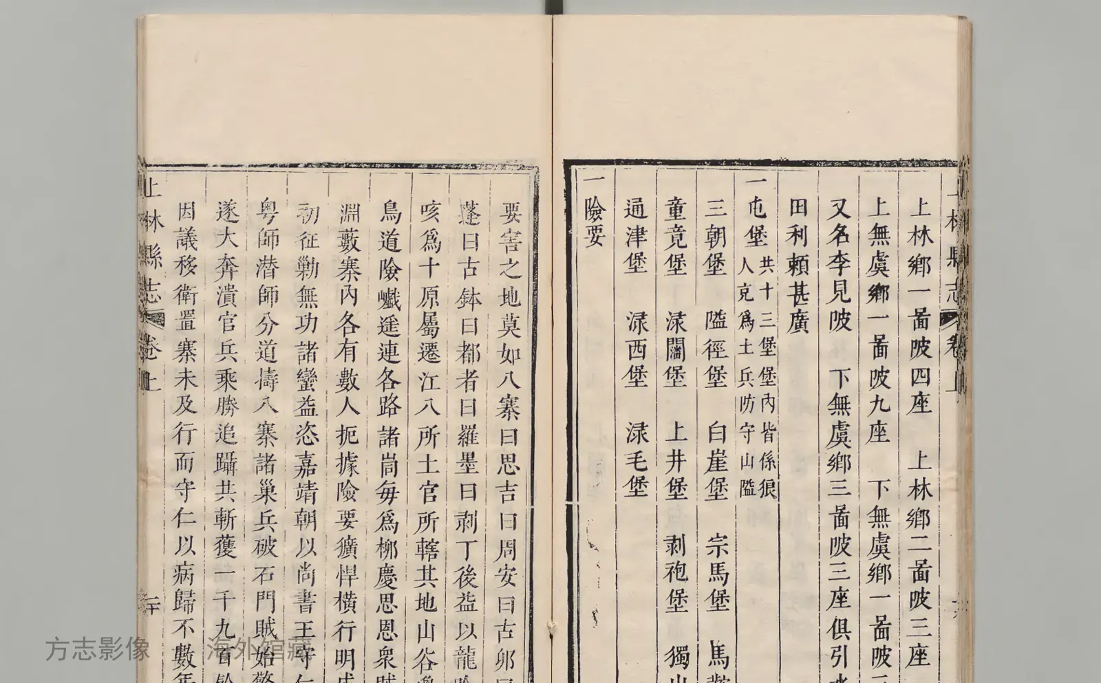 上林县志书影