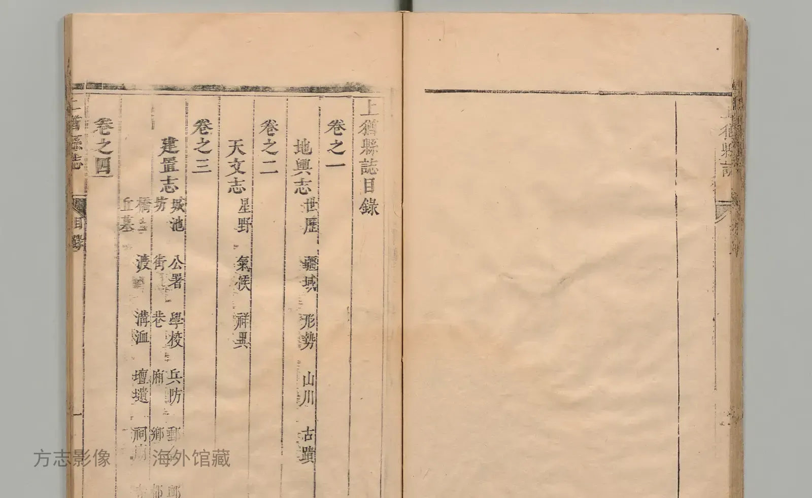 上犹县志书影