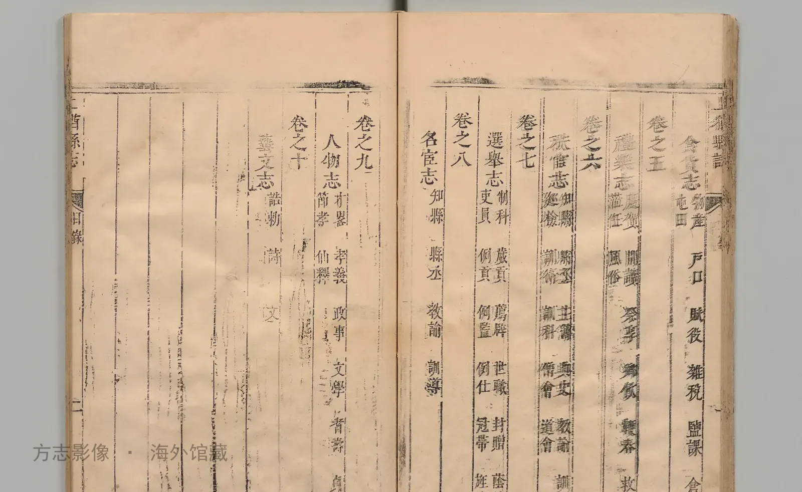 上犹县志书影