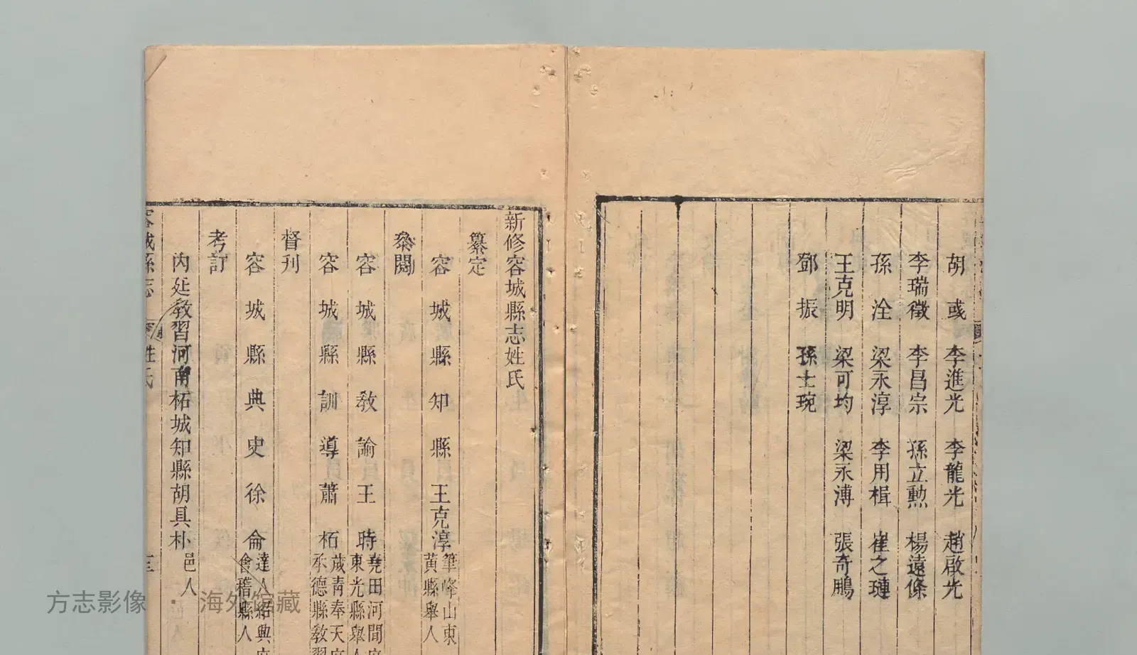 容城县志·河北书影