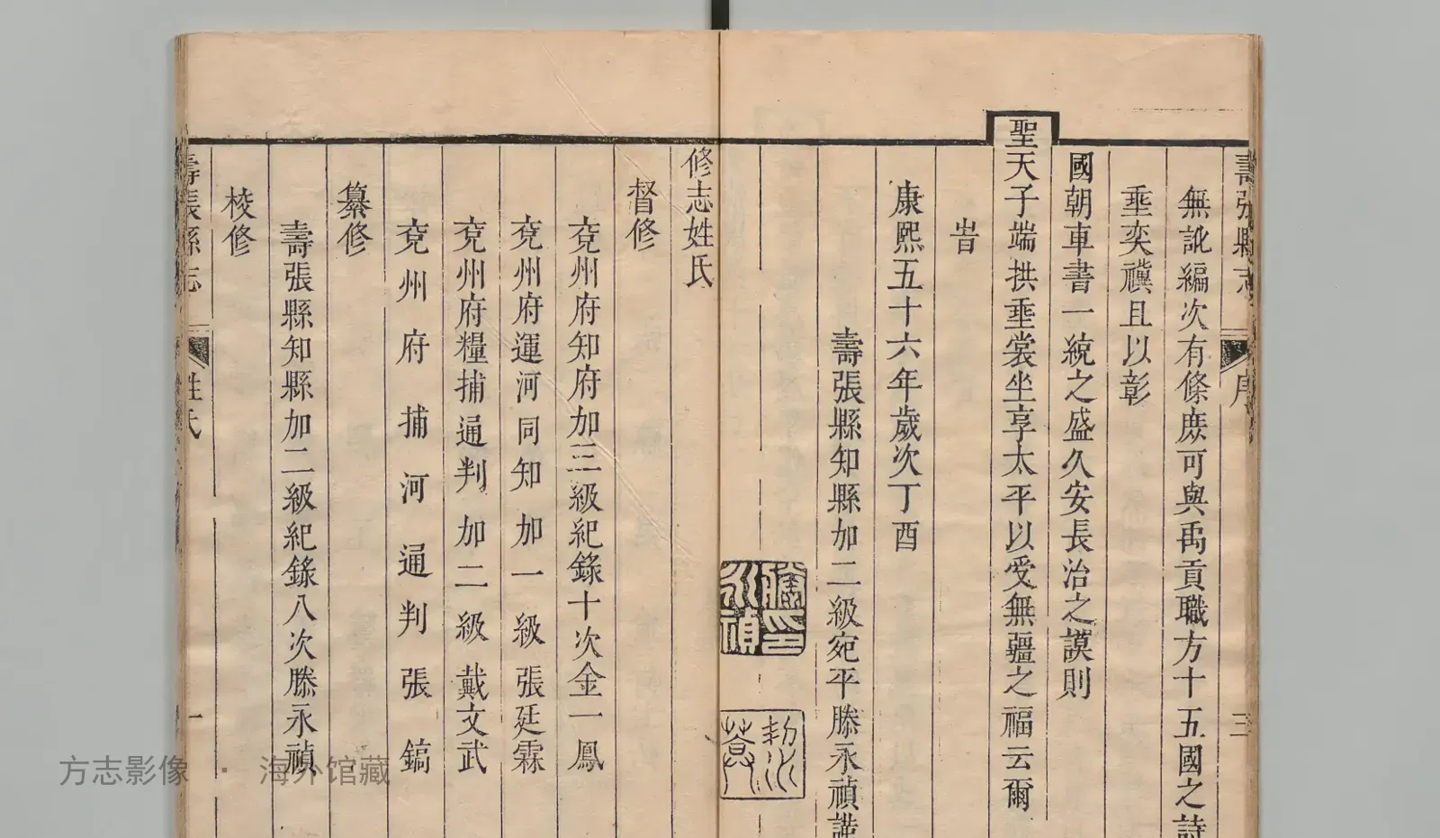 寿张县志·山东书影