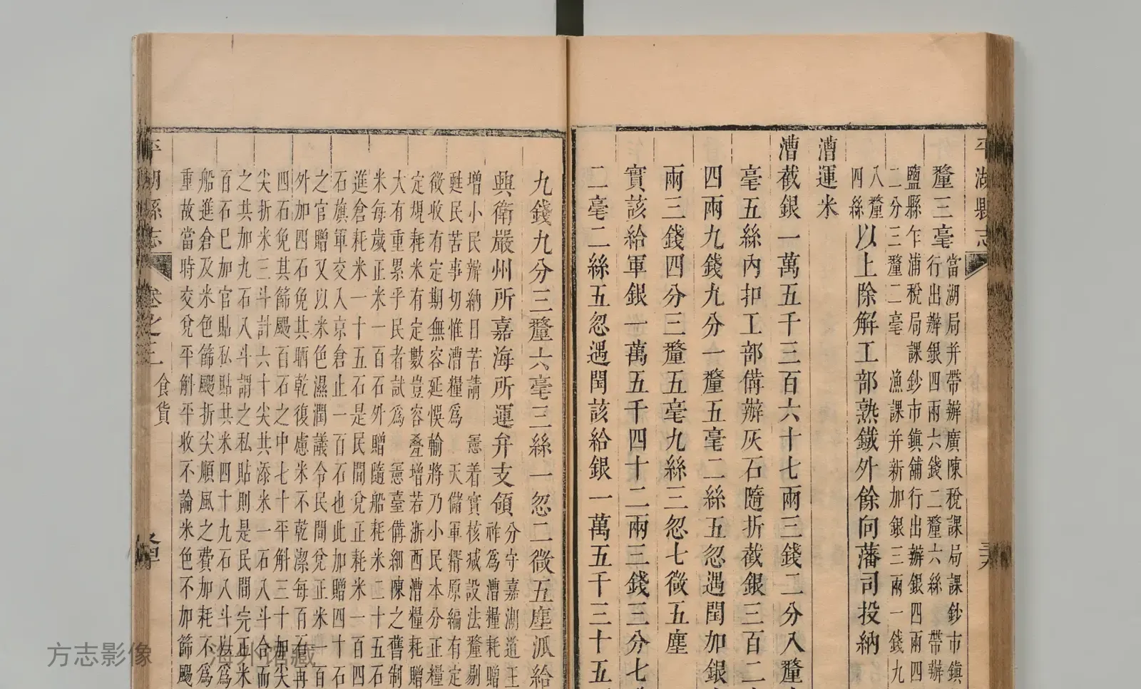 平湖县志书影