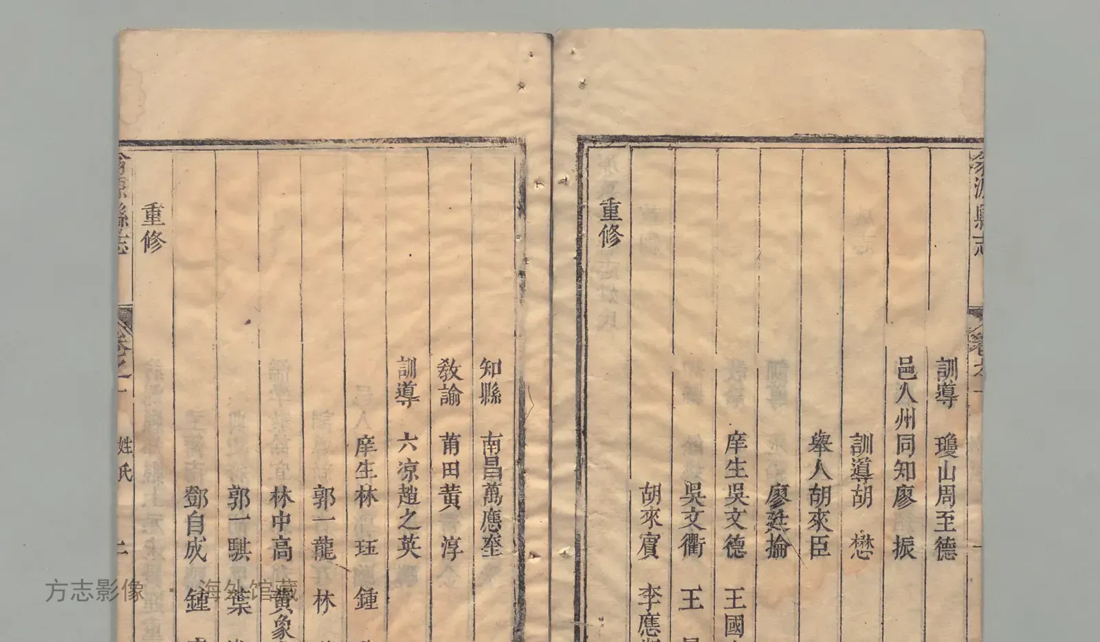 新修翁源县志·广东书影