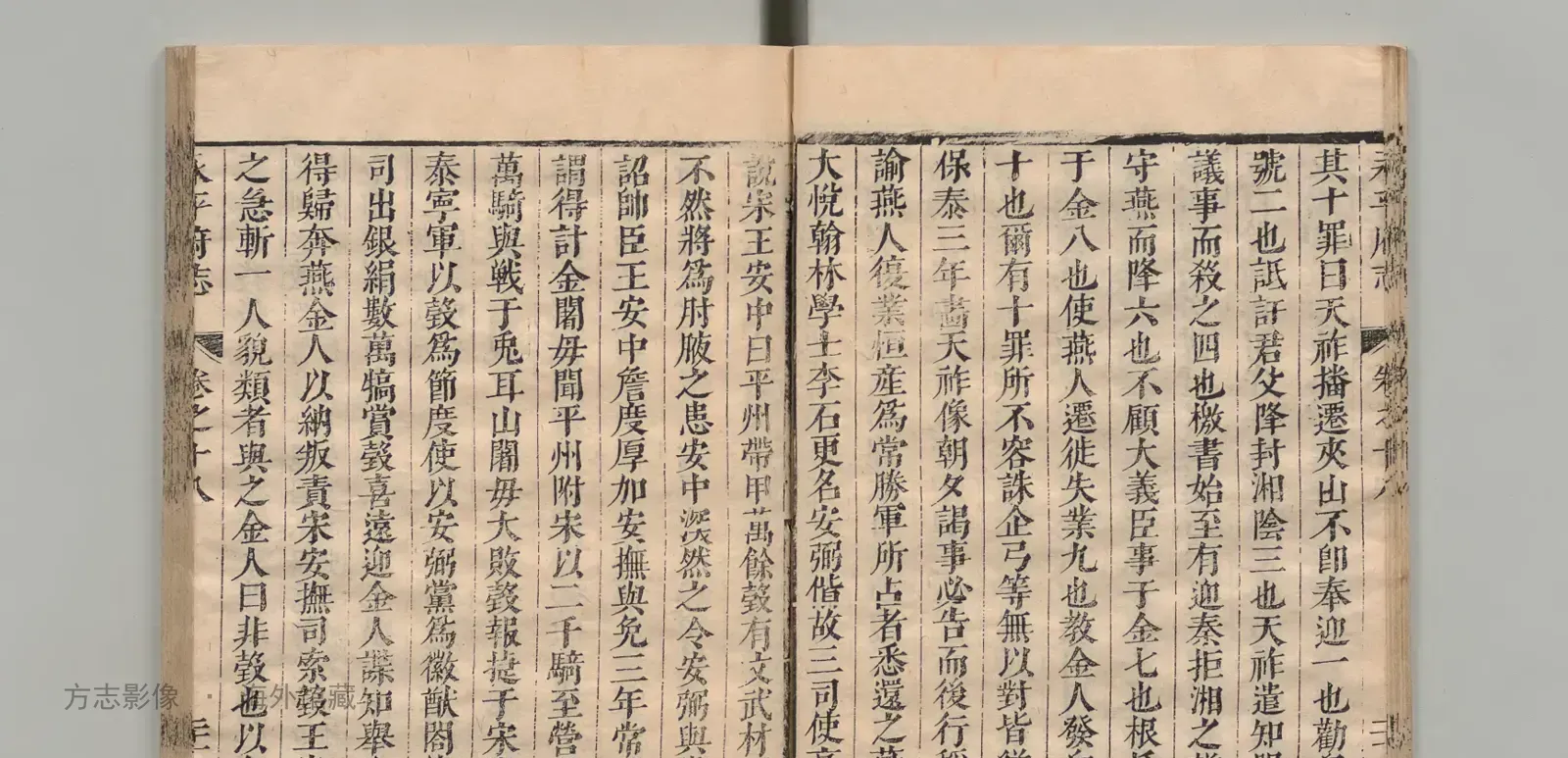 永平府志书影