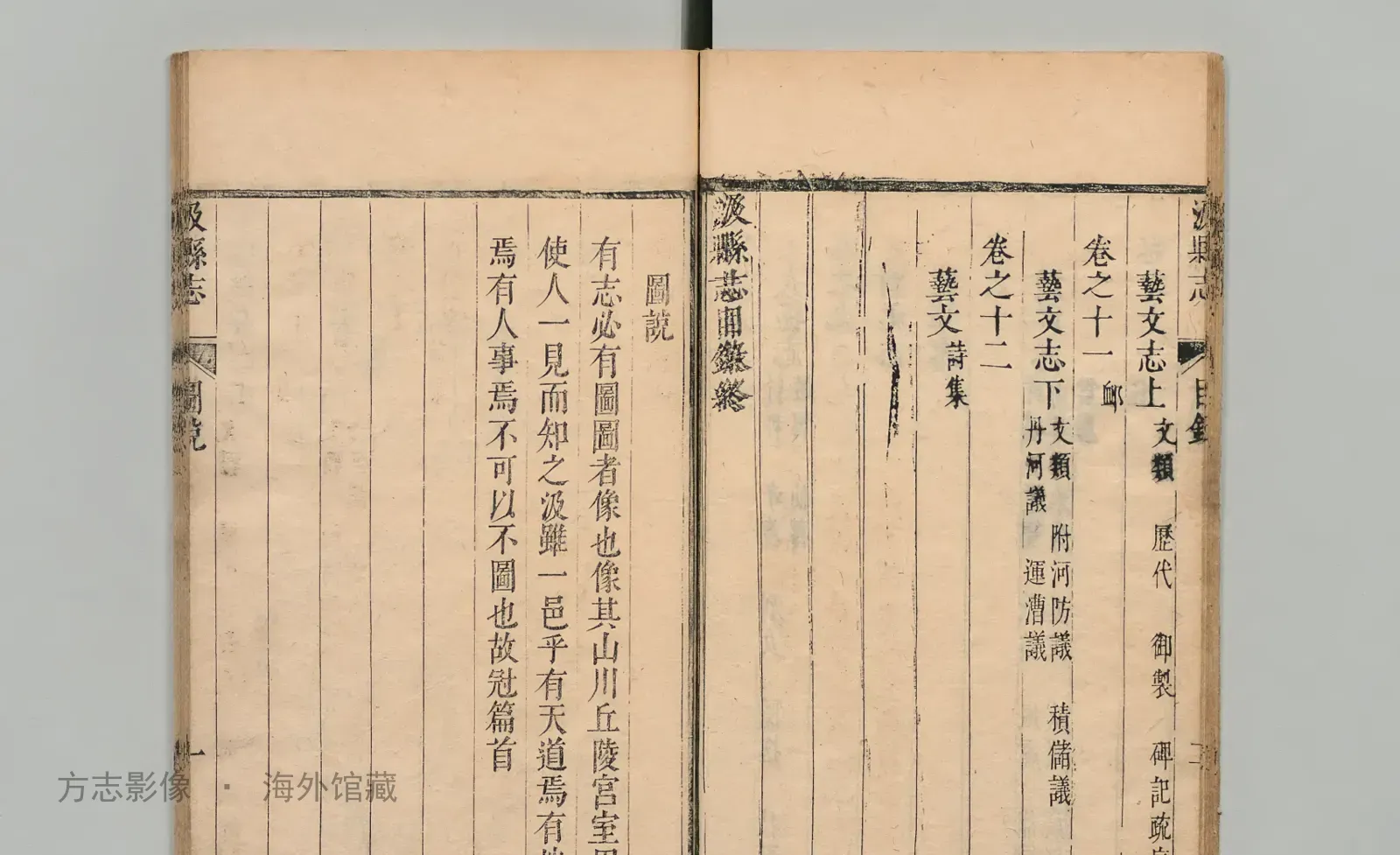 汲县志书影