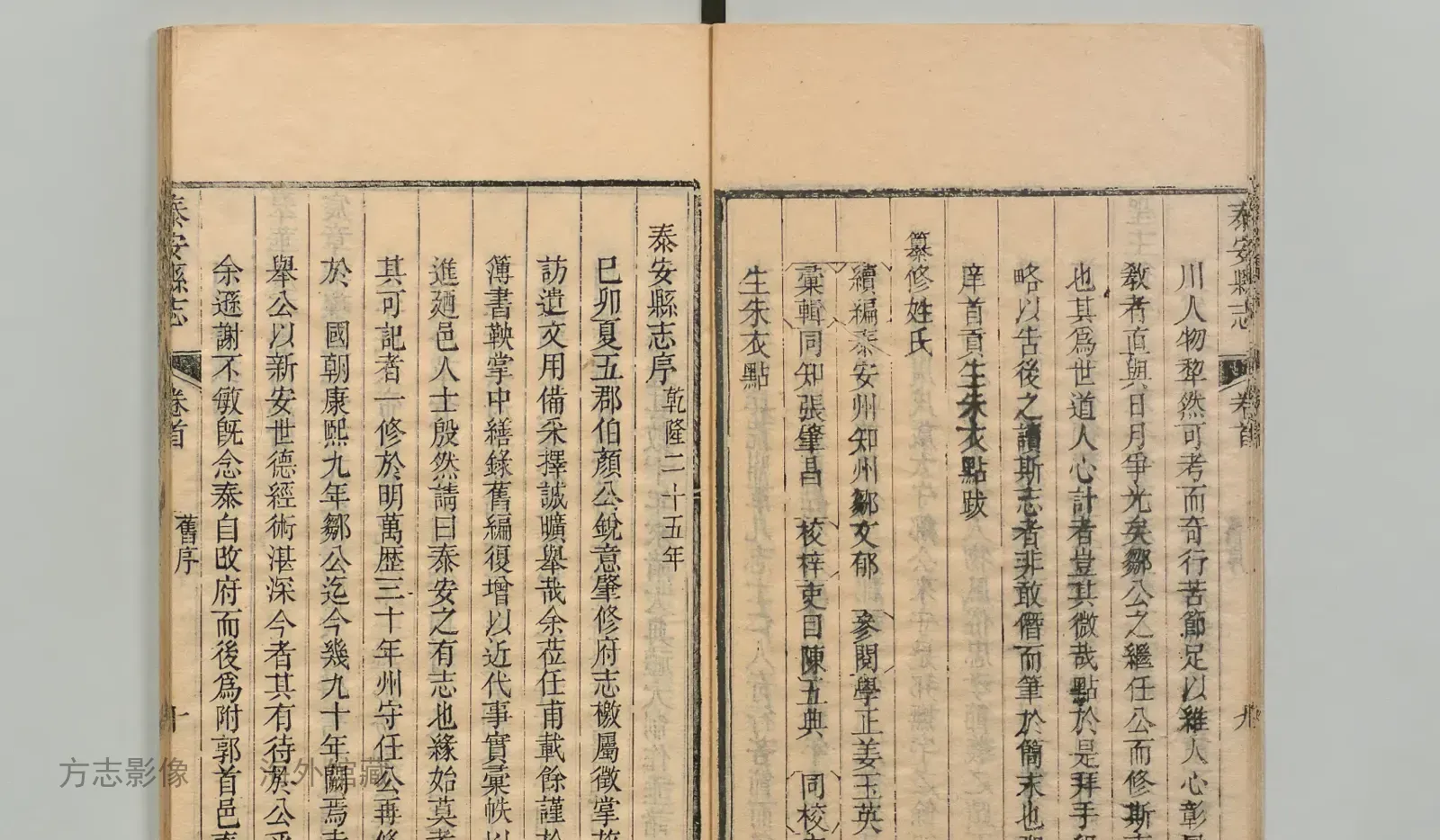 泰安县志·山东书影