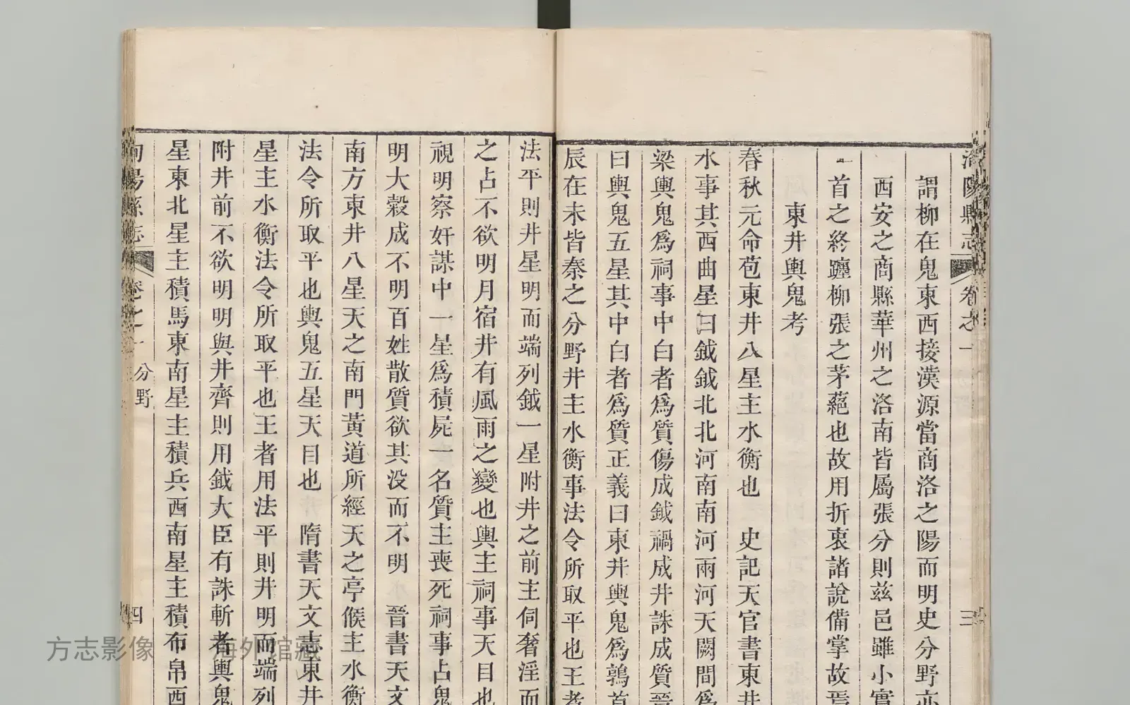 洵阳县志书影