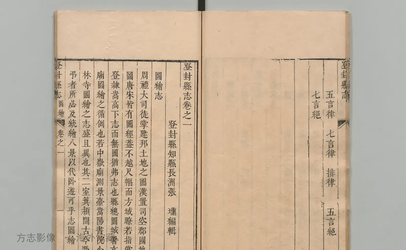 登封县志·河南书影
