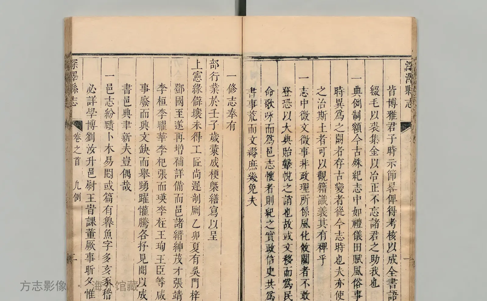 直隷保定府祁州深泽县志·河北书影