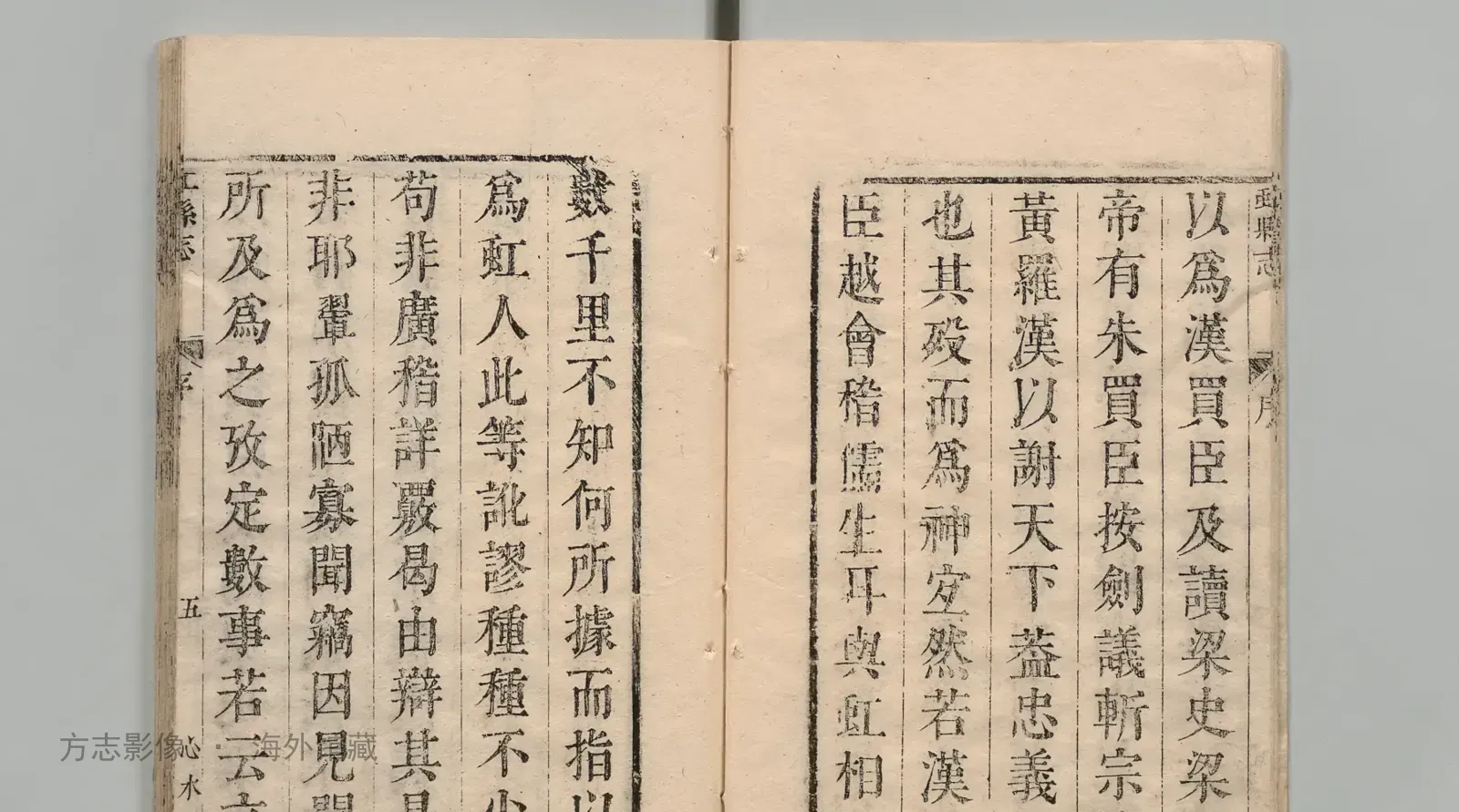 虹县志书影
