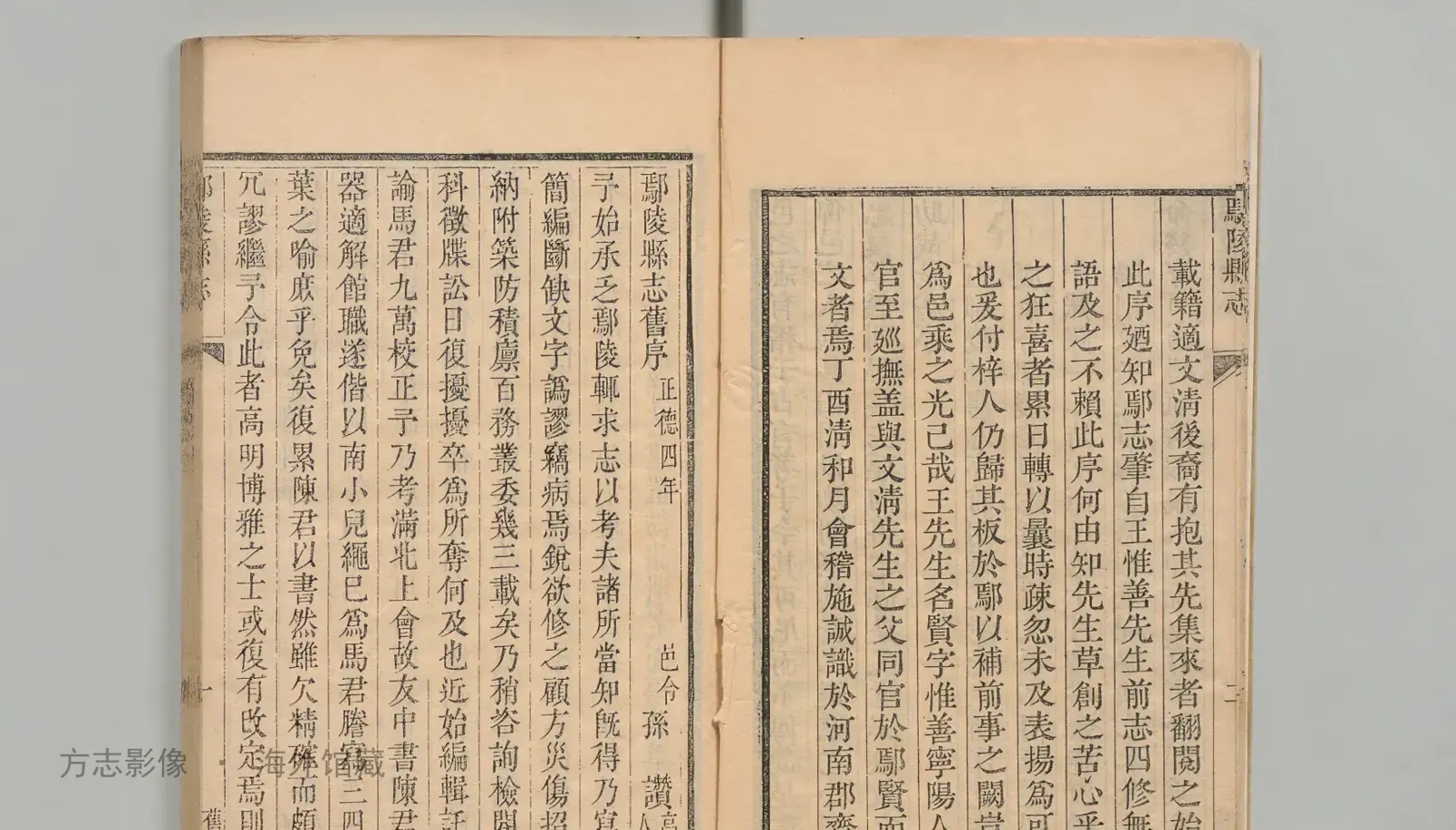 鄢陵县志书影
