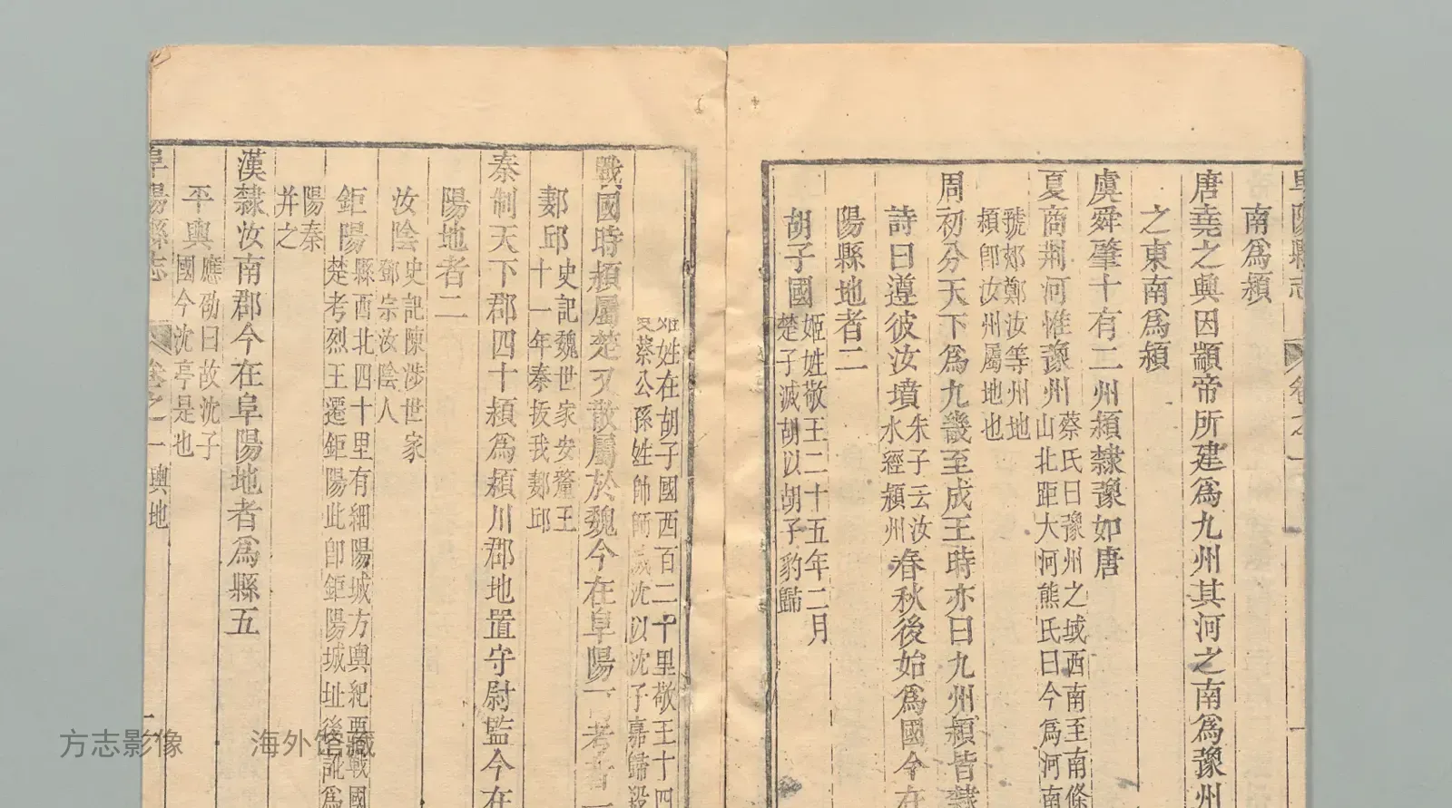 阜阳县志·安徽书影