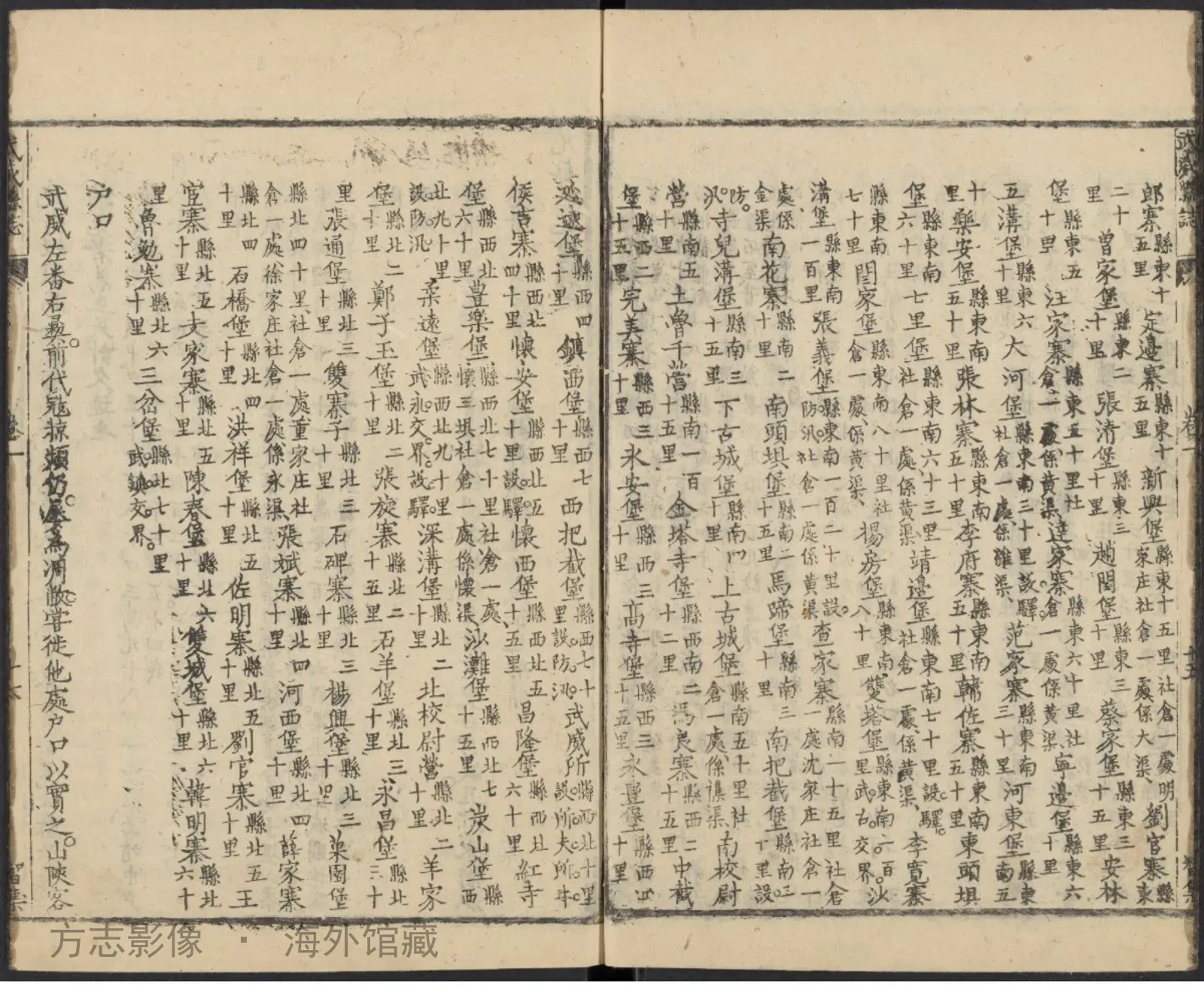 五凉考治六德集全志·甘肃书影