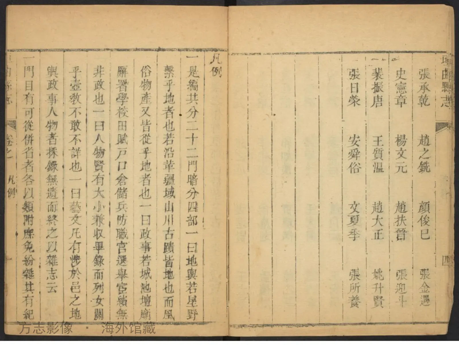 垣曲县志. [China1765]书影
