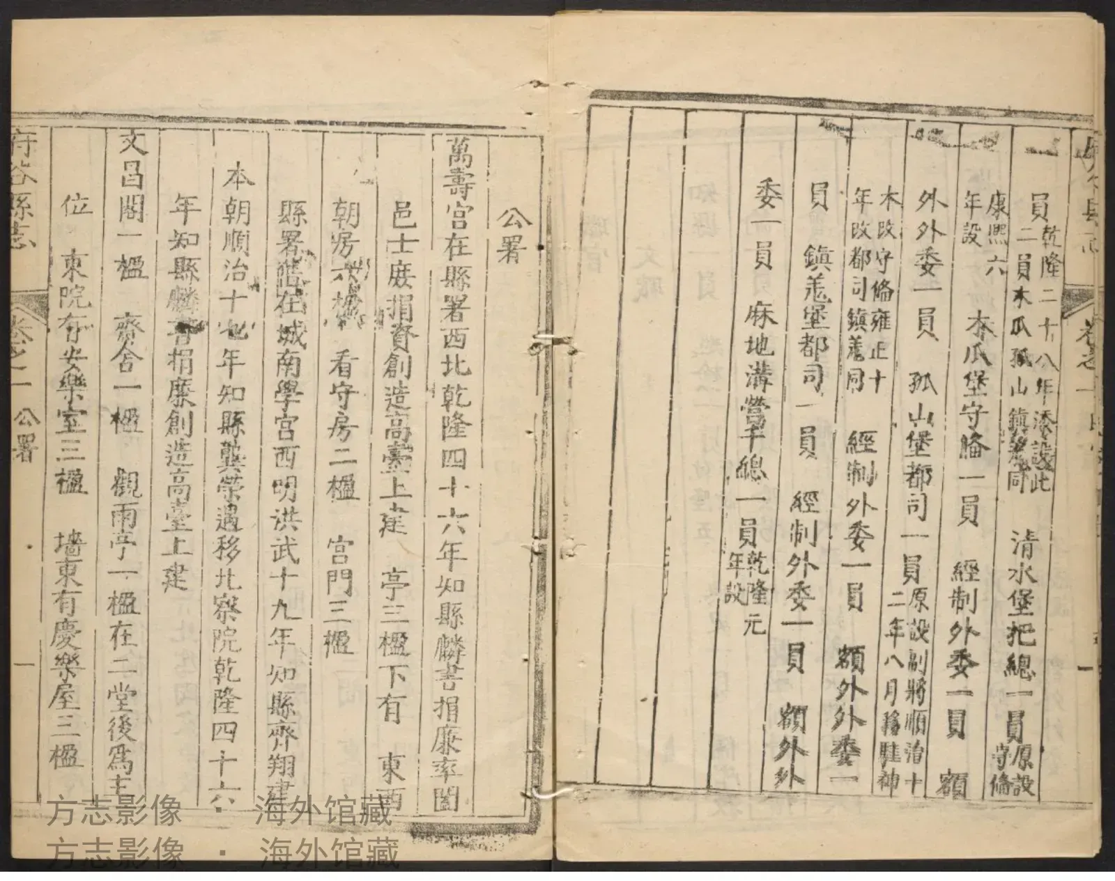 府谷县志书影