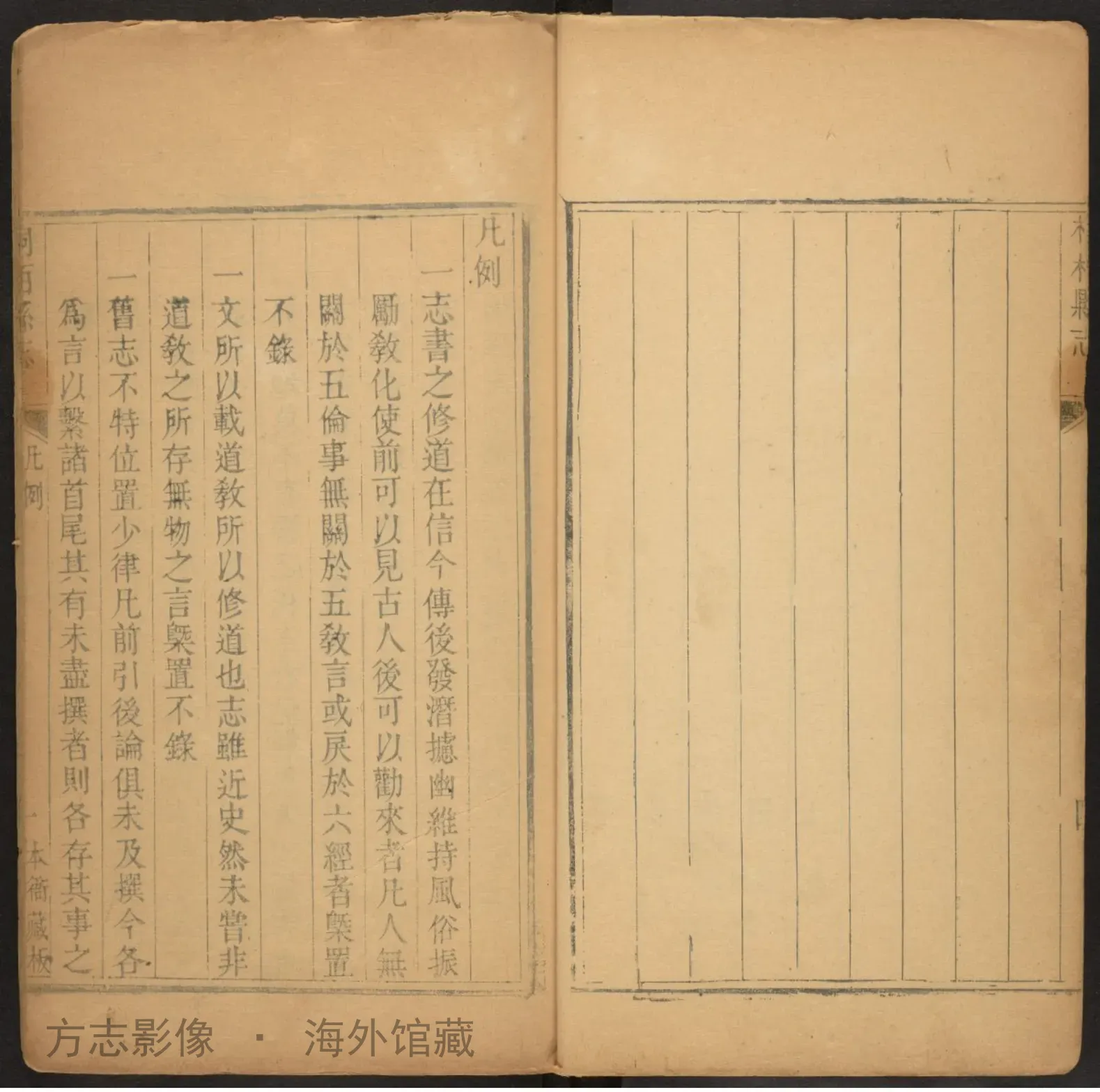桐柏县志首书影