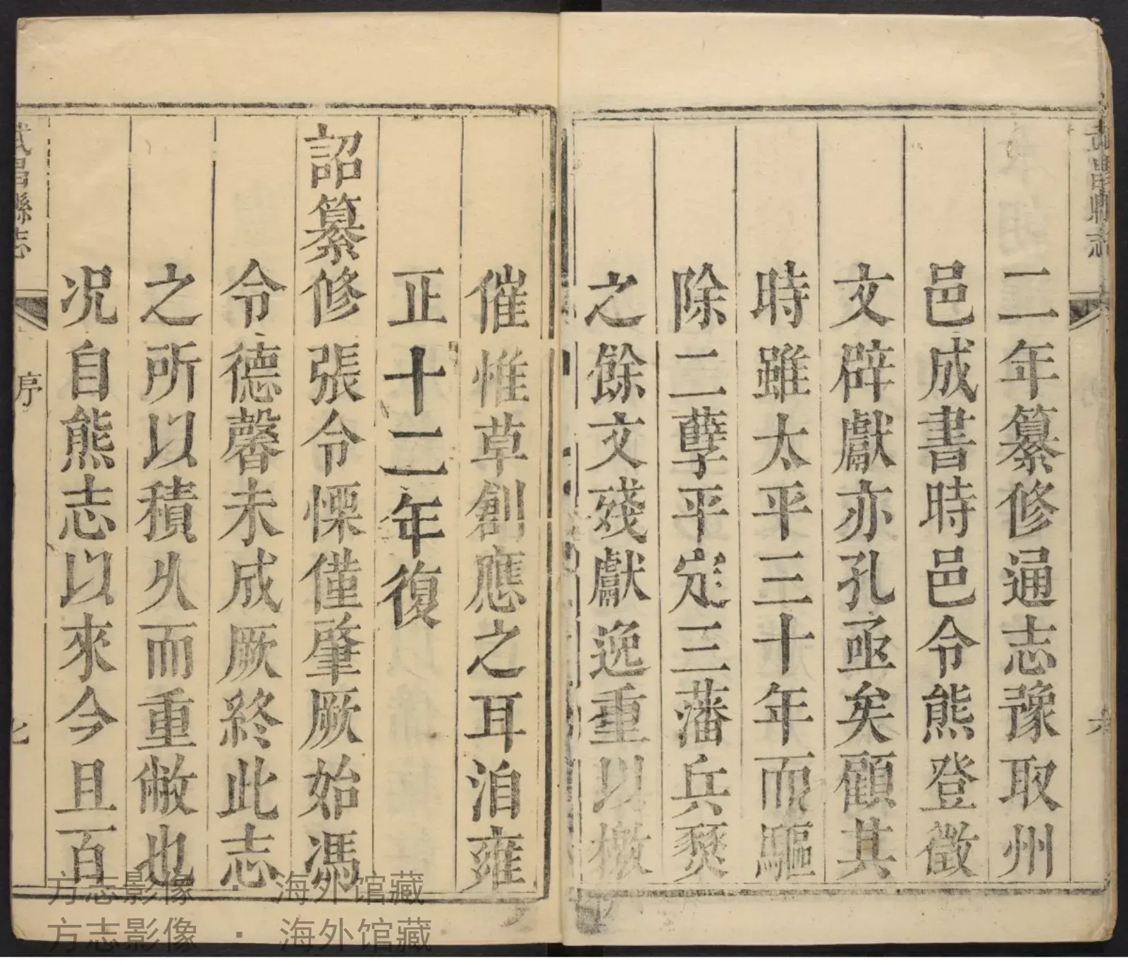 武昌县志首书影
