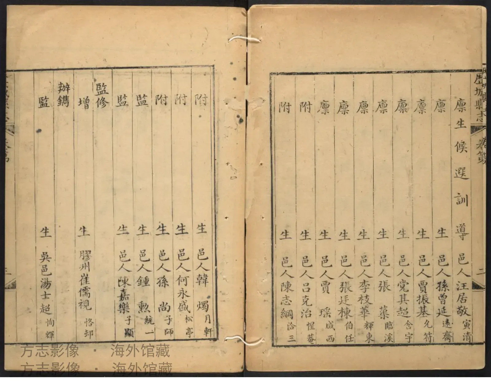 历城县志首·山东书影