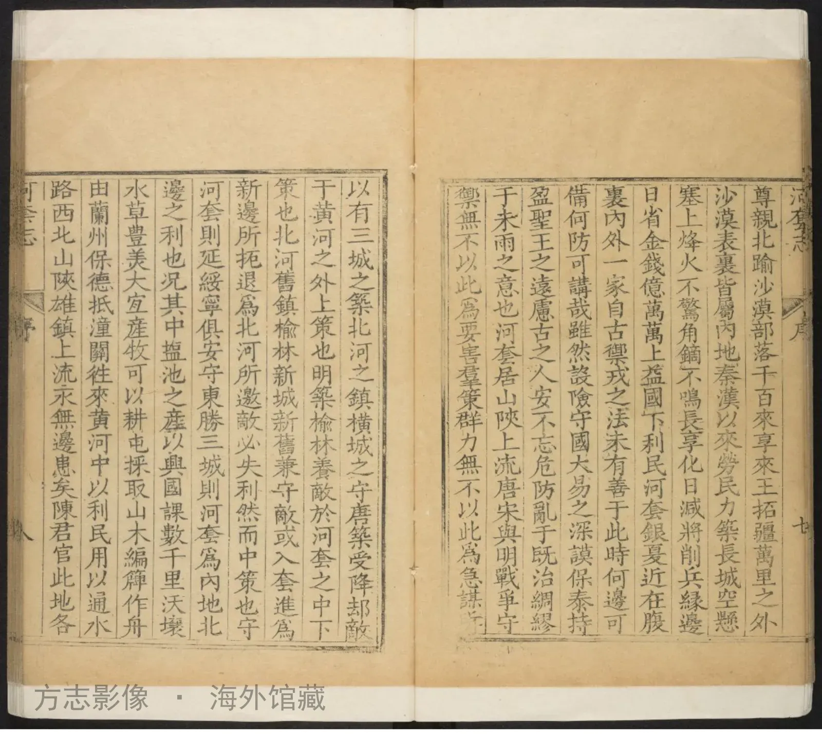 河套志书影
