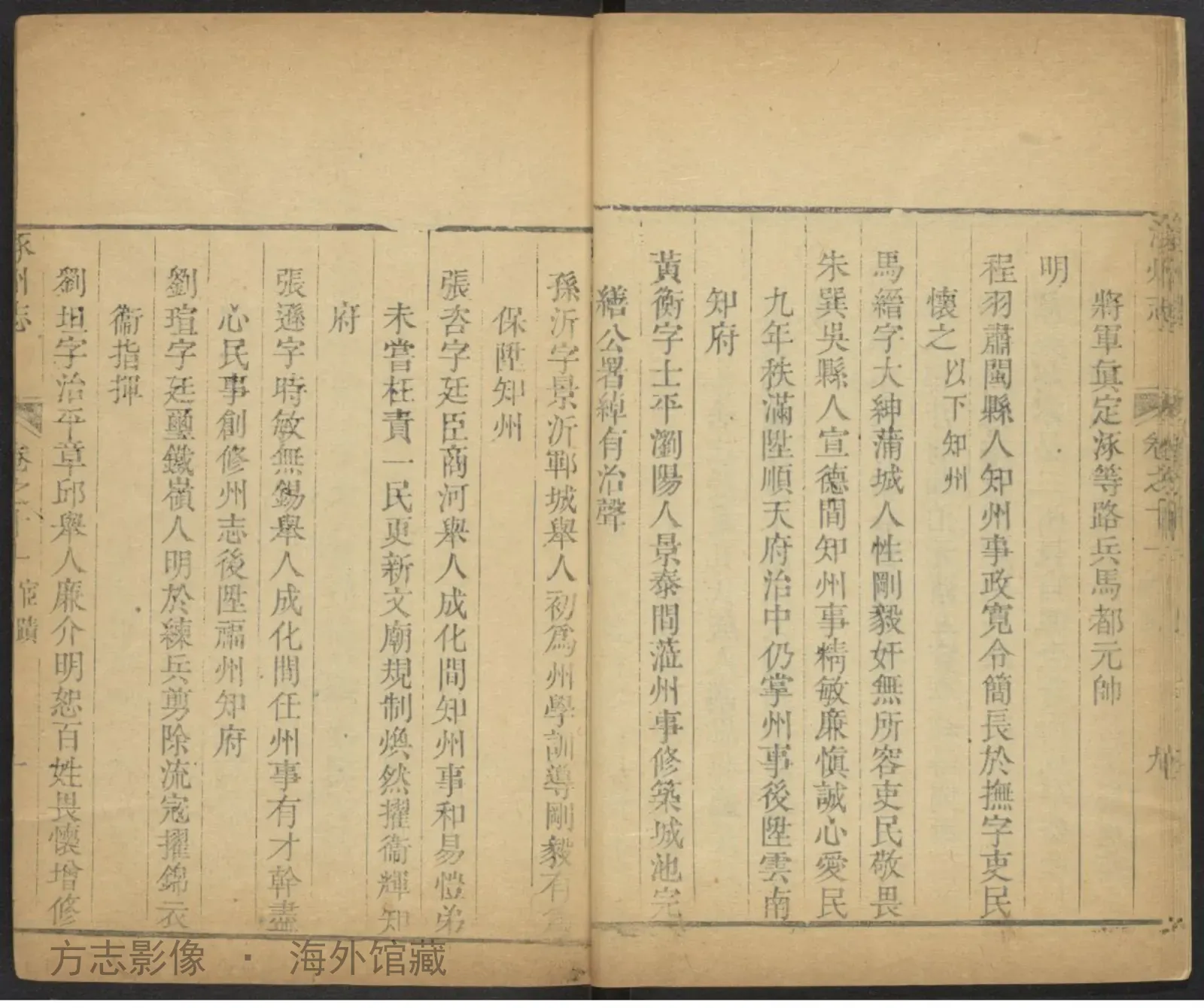 涿州志首书影