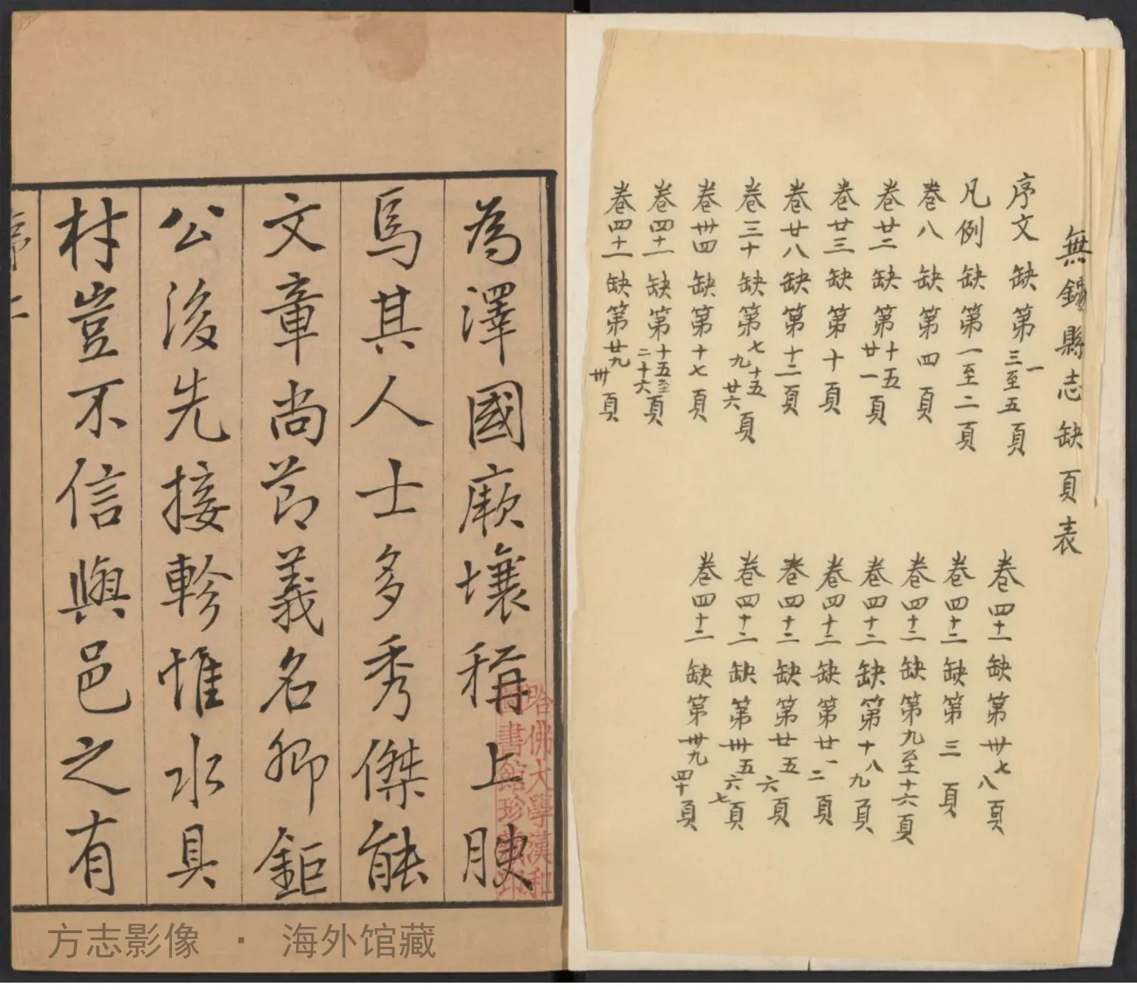 无锡县志首·江苏书影