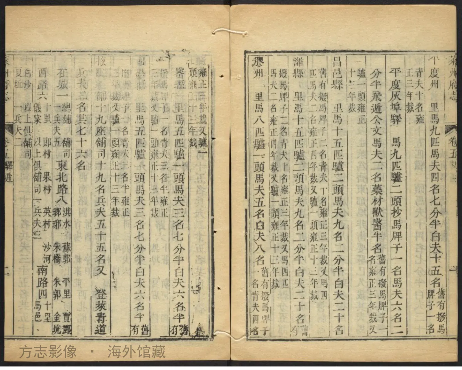莱州府志首书影