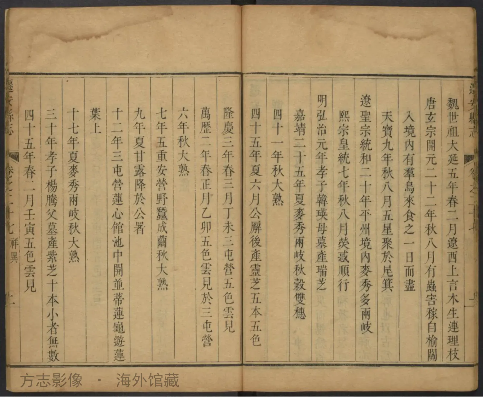 迁安县志三〇卷书影