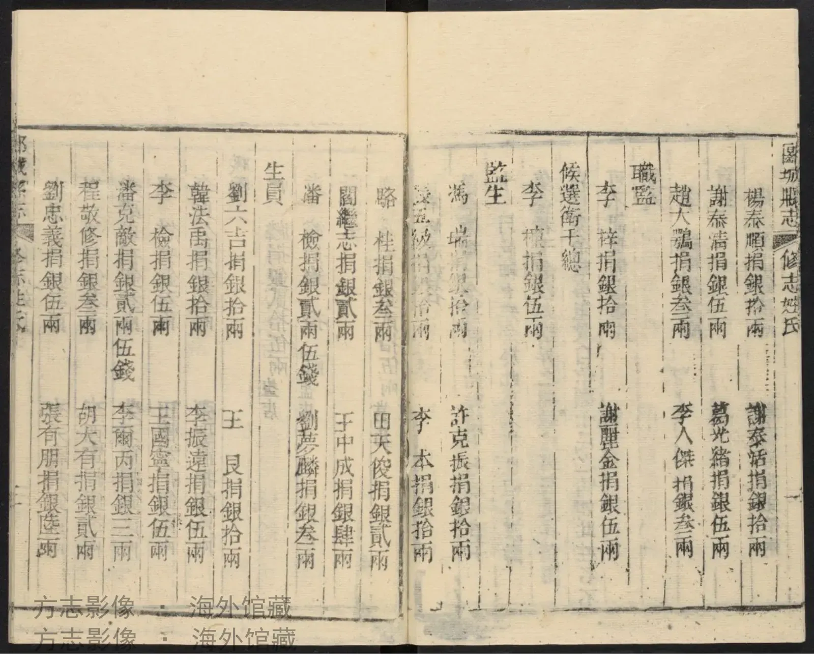郾城县志. [1753？]书影
