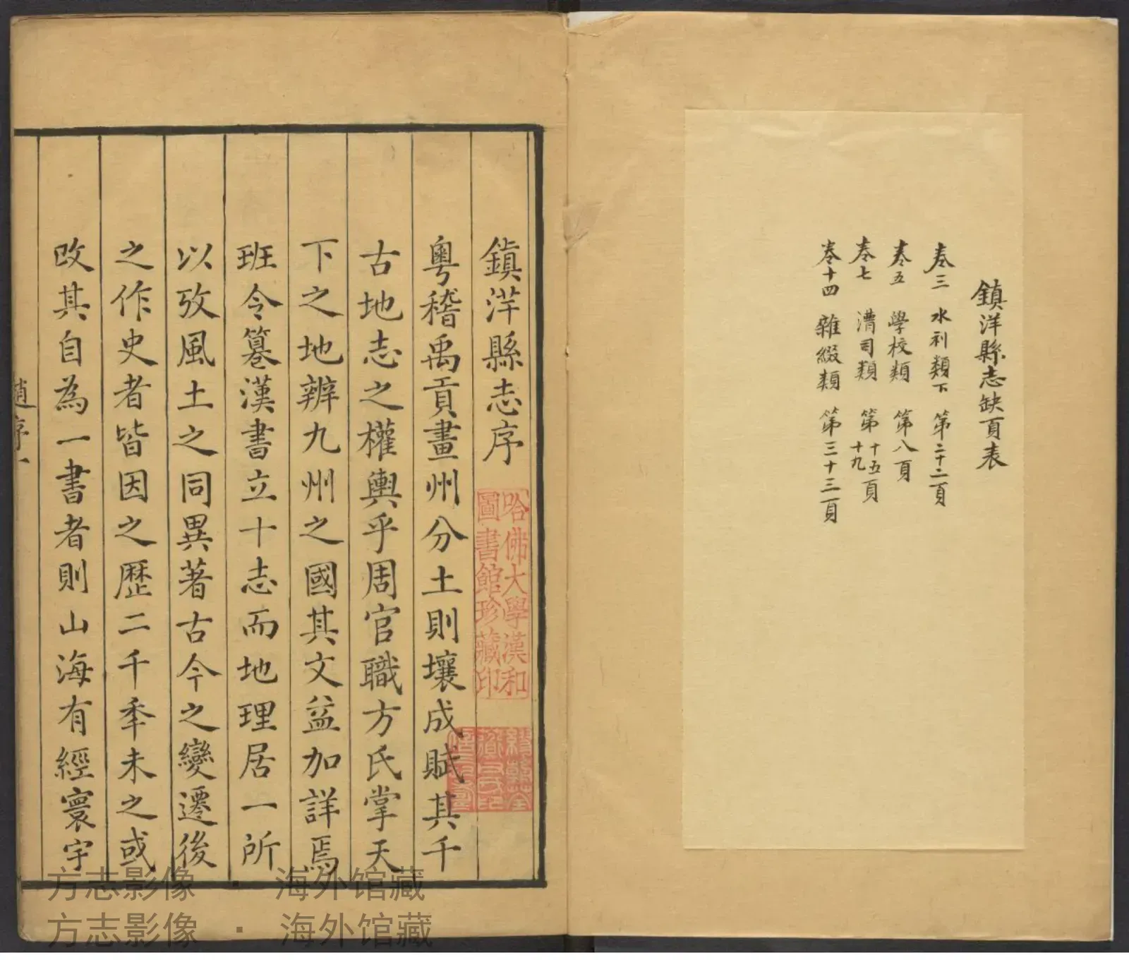镇洋县志首末·江苏书影