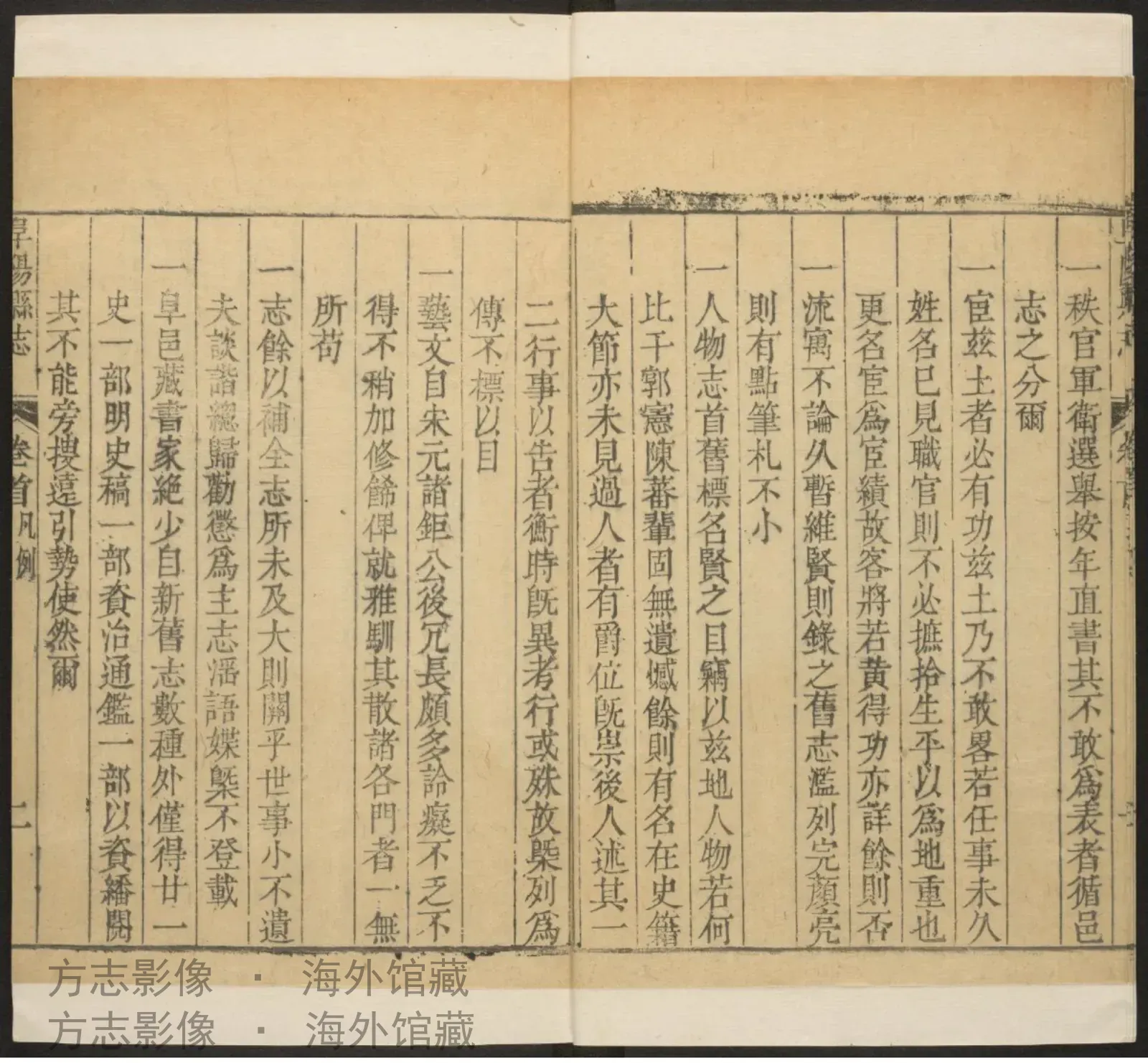 阜阳县志卷首书影