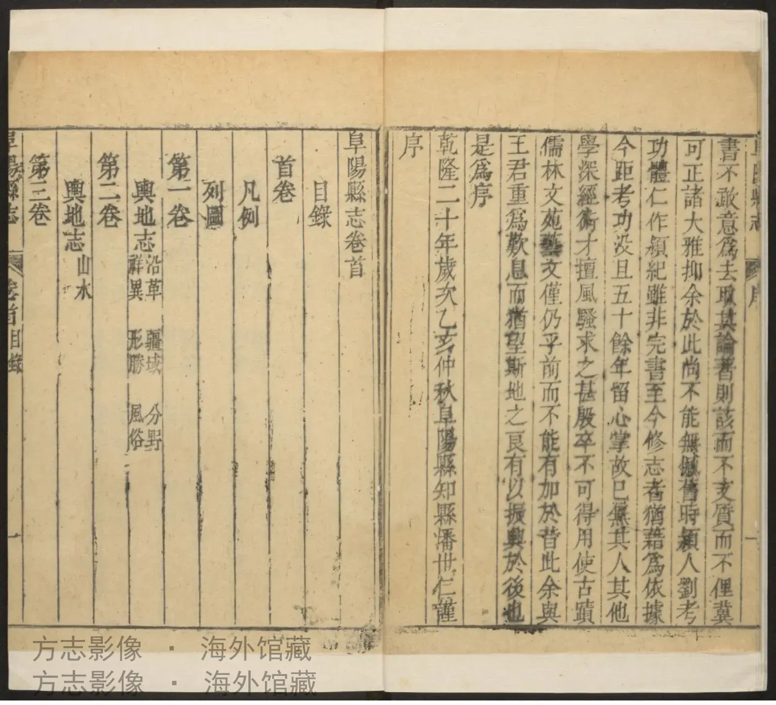 阜阳县志卷首·安徽书影