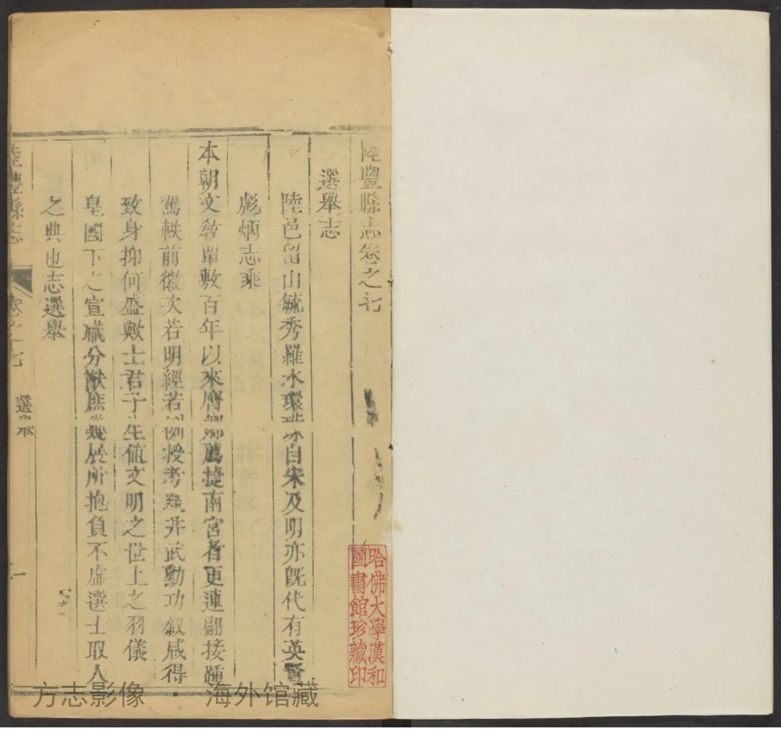陆丰县志书影
