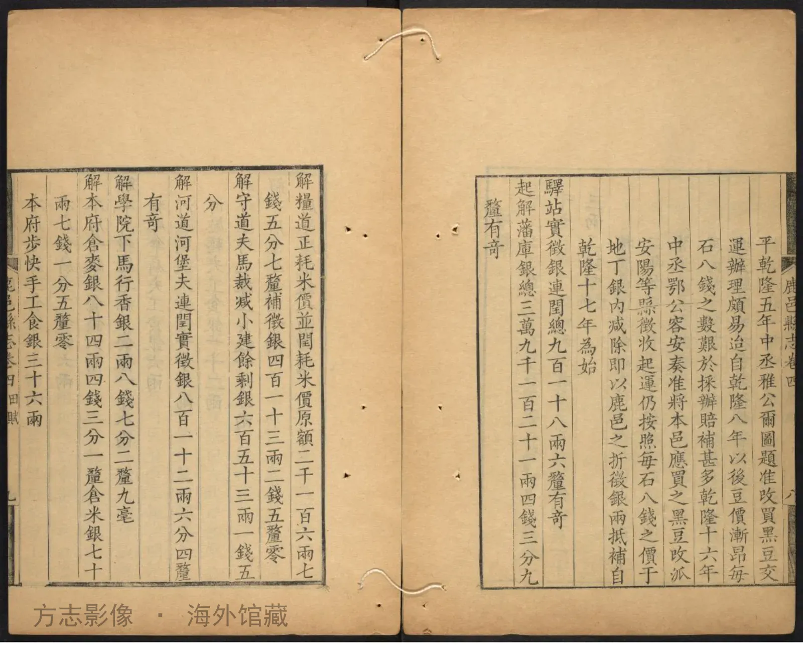 鹿邑县志书影