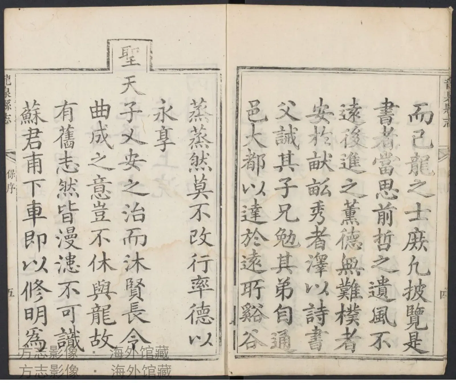 龙泉县志书影